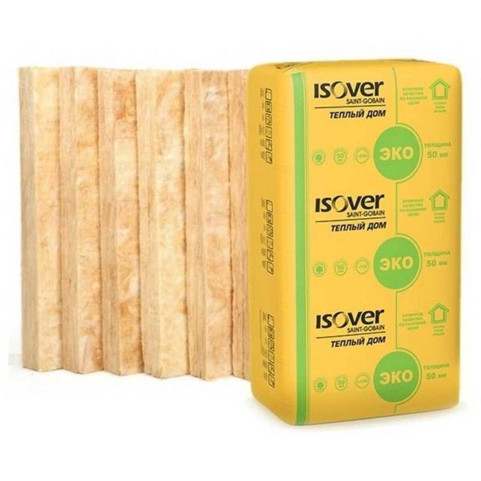 Утеплитель Isover Изовер Тёплый Дом Плита 50х610х1170 в Агалатове